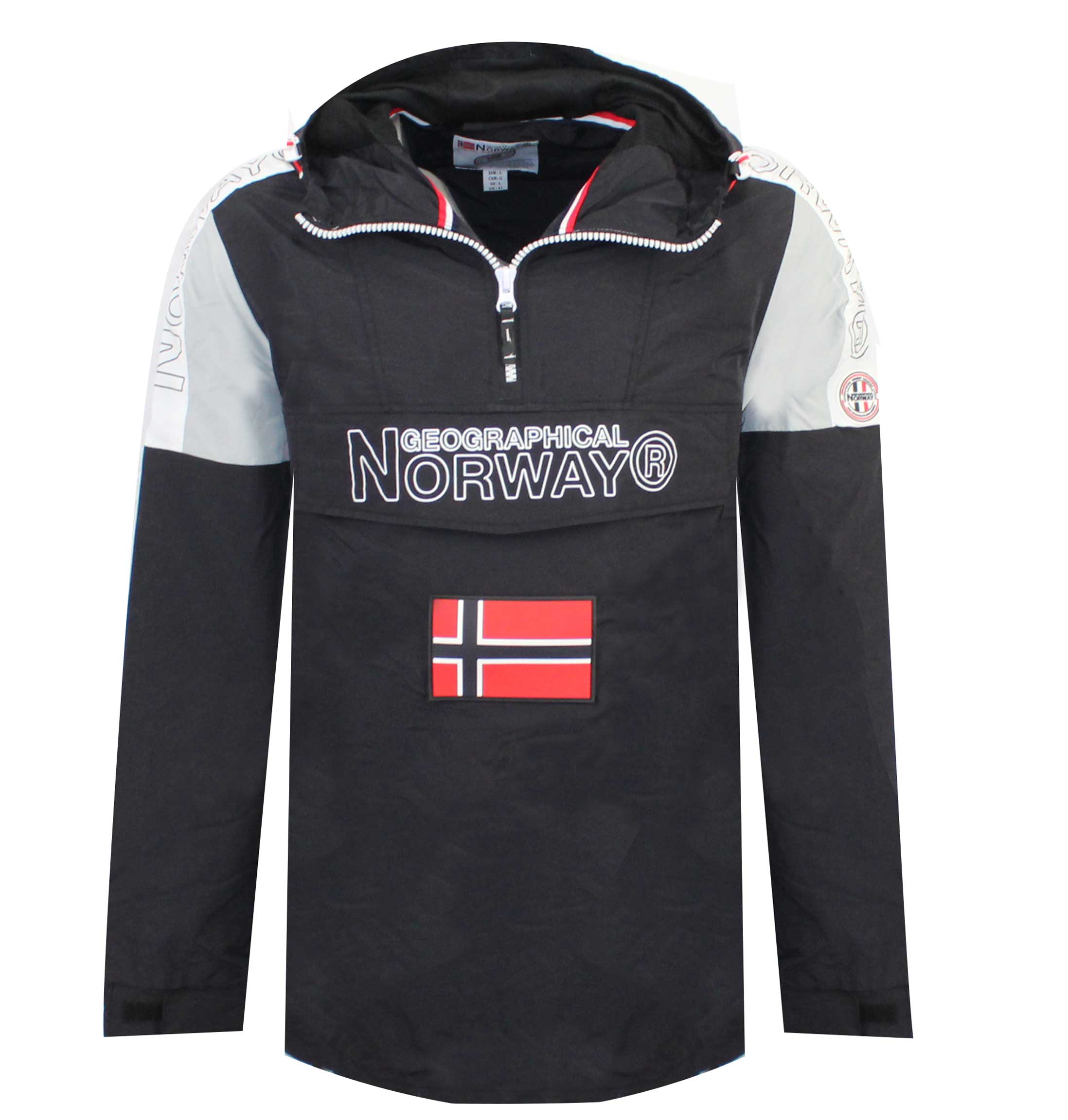 Chaqueta De Niño Astino Half Zip Negro