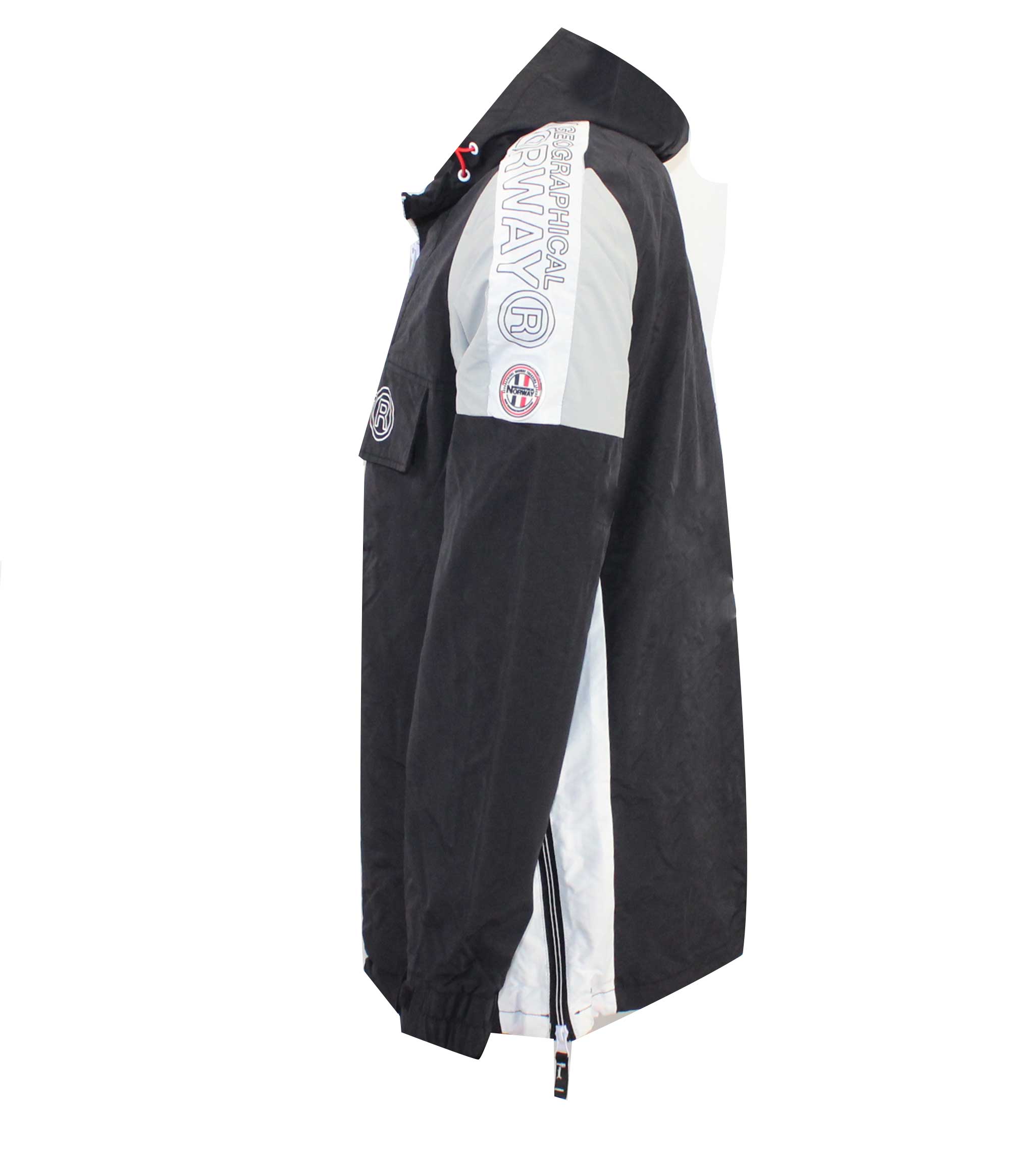 Chaqueta De Niño Astino Half Zip Negro