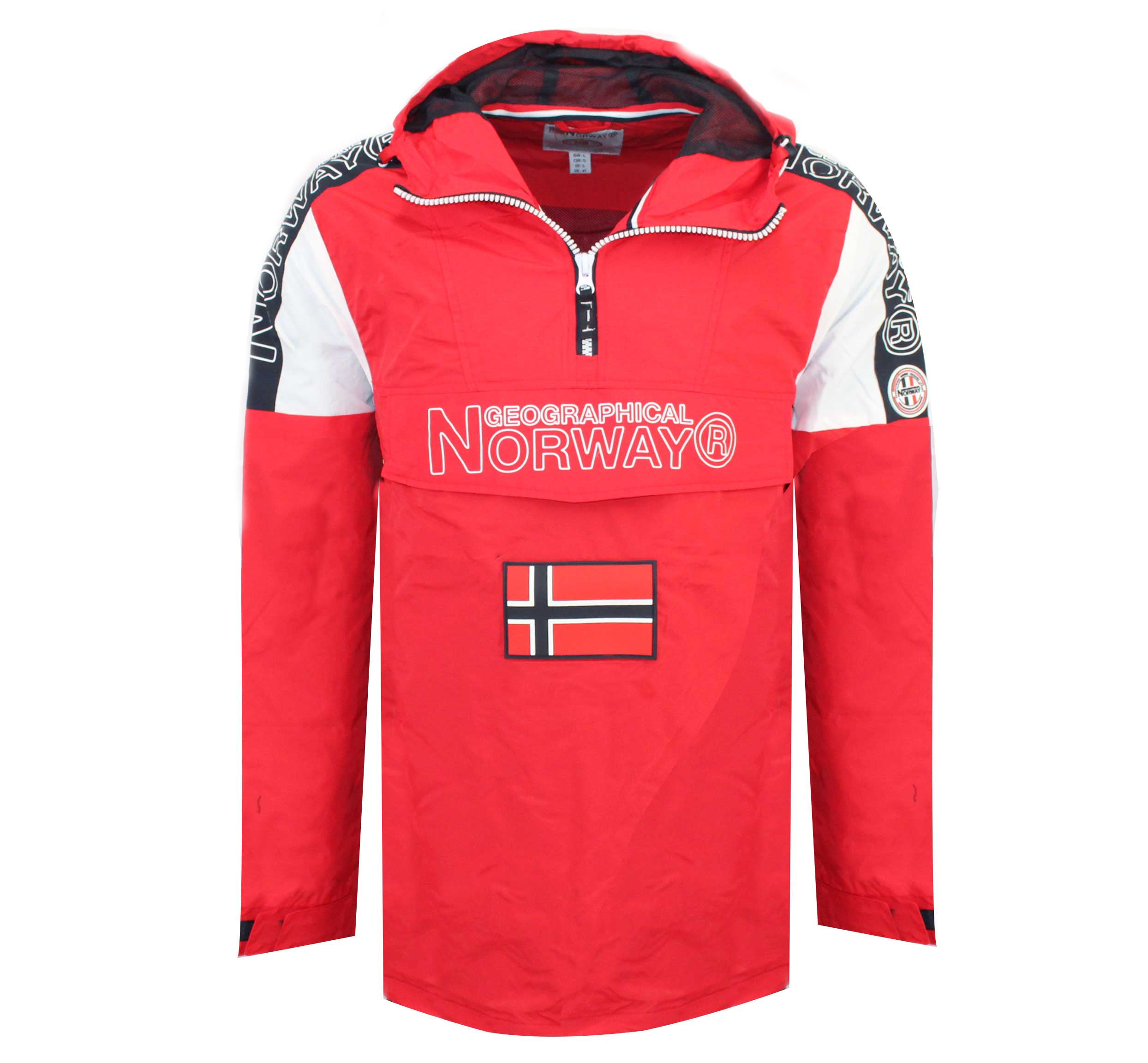 Chaqueta De Niño Astino Half Zip Rojo
