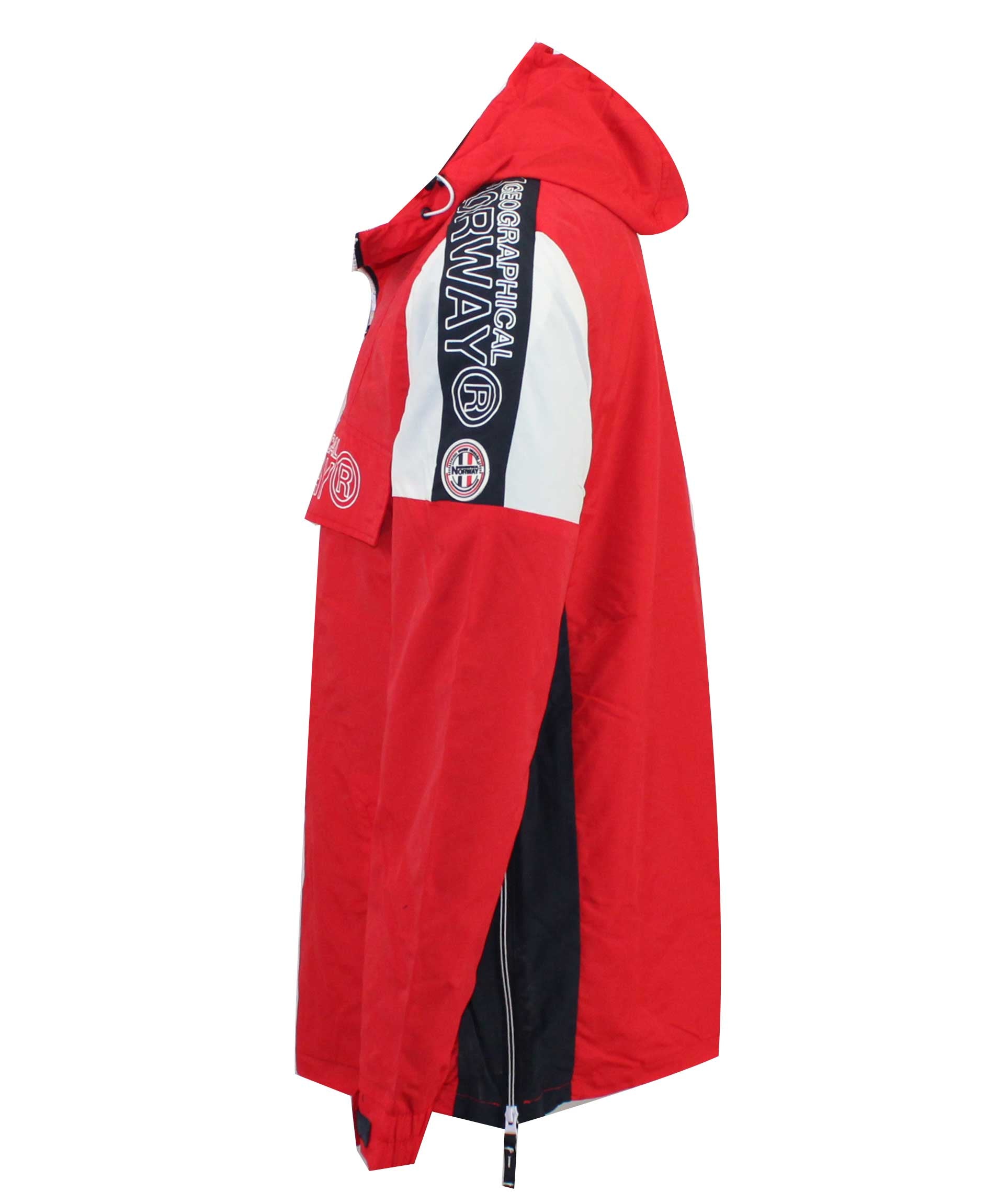 Chaqueta De Niño Astino Half Zip Rojo