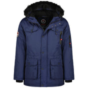 Parka De Hombre Alcaleak Azul Marino