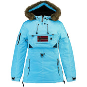 Parka De Mujer Baby  Turquesa