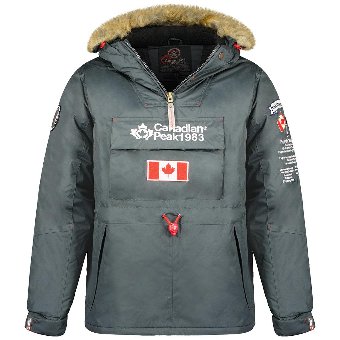 Parka De Niño Bonopeak Gris Oscuro