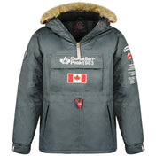 Parka De Niño Bonopeak Gris Oscuro