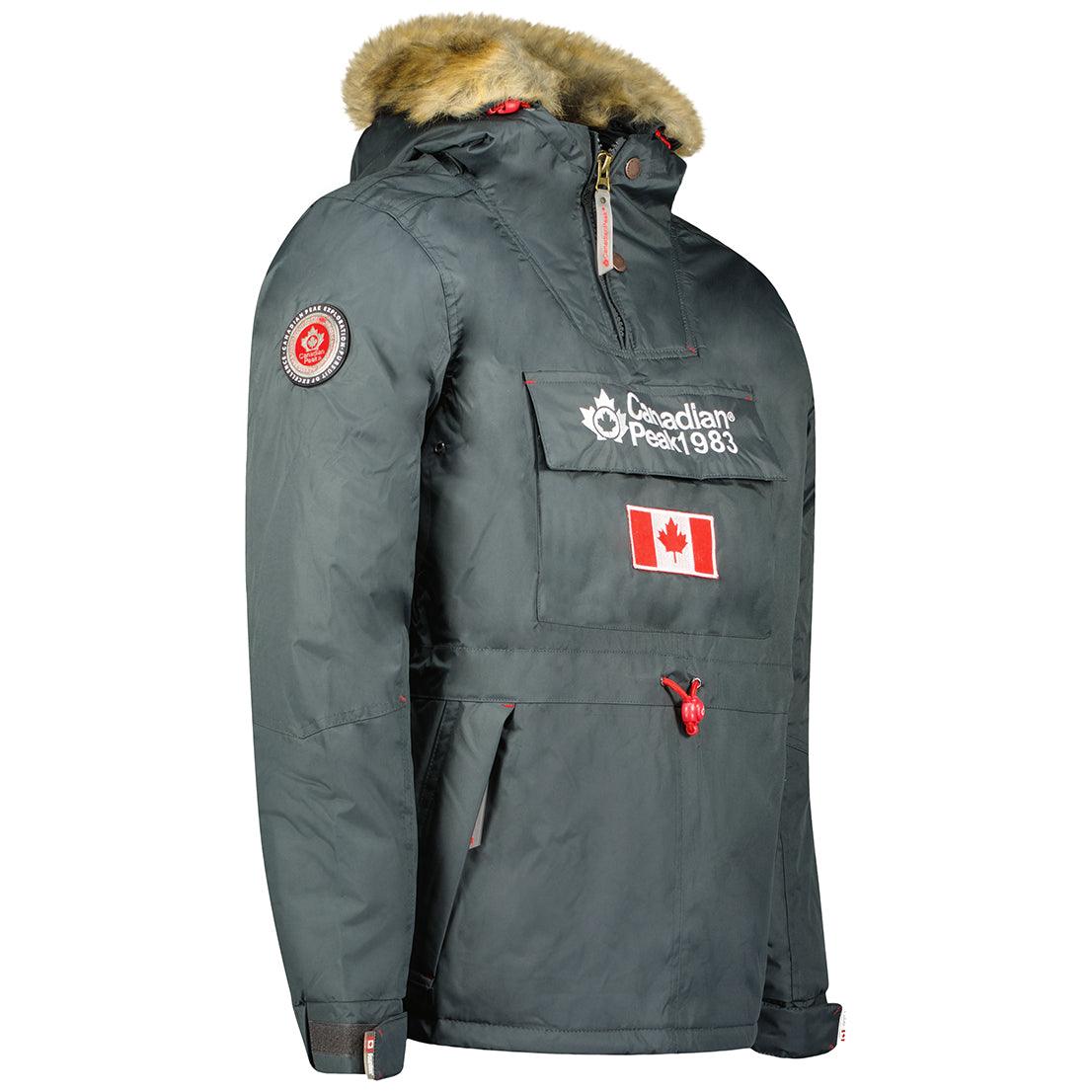 Parka De Niño Bonopeak Gris Oscuro