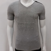 Camiseta De Hombre Jape Gris Melange