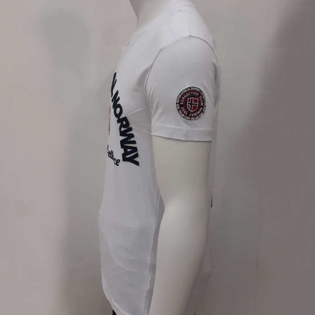 Camiseta De Hombre Jujube Blanco