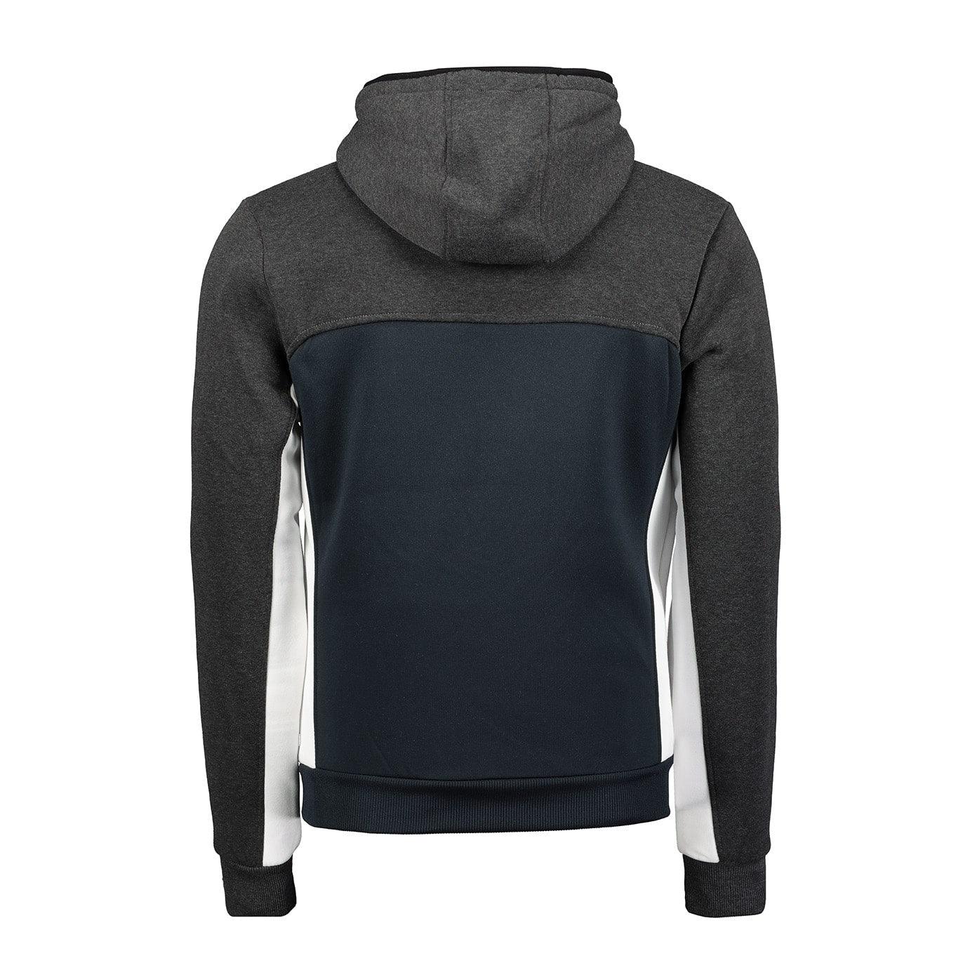 Sudadera De Hombre Fitakol Gris Oscuro / Azul Marino