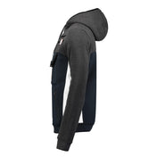 Sudadera De Hombre Fitakol Gris Oscuro / Azul Marino