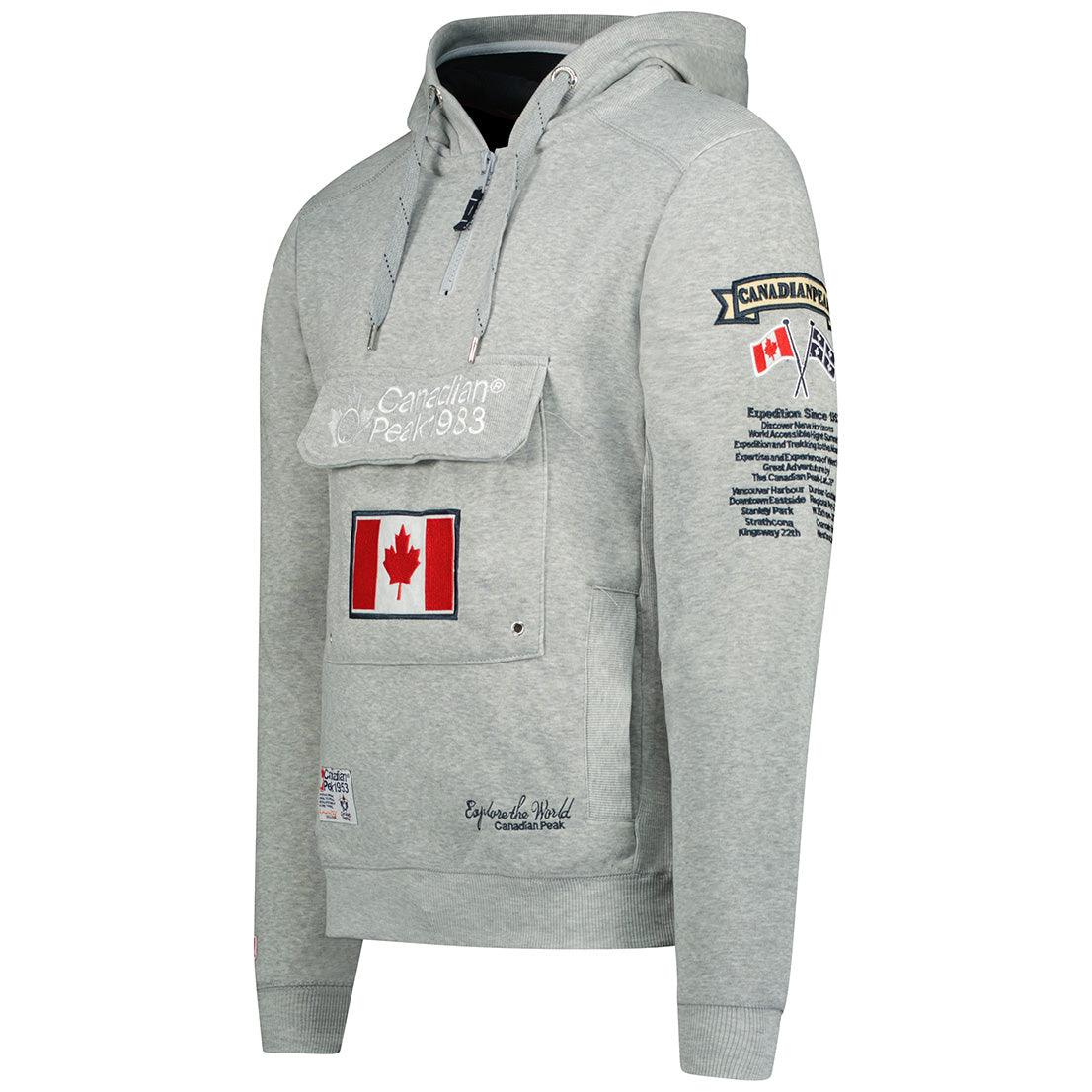Sudadera De Hombre Galapagos Gris Claro