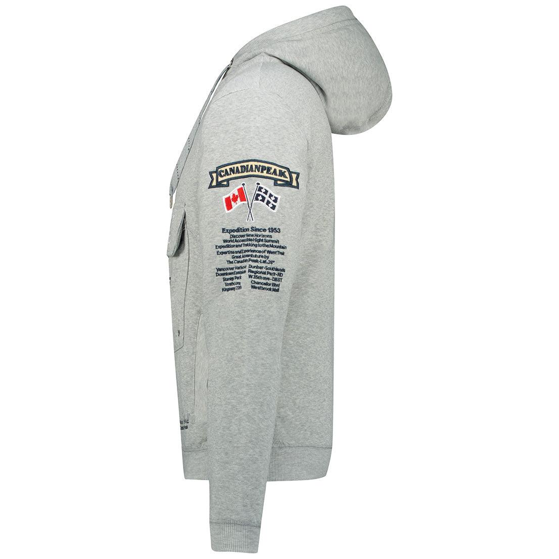 Sudadera De Hombre Galapagos Gris Claro
