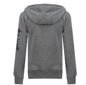 Sudadera De Hombre Gymclass Full Zip Gris Melange