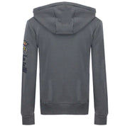 Sudadera De Hombre Gymclass Full Zip Gris Oscuro