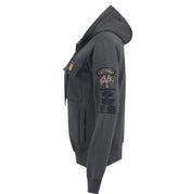 Sudadera De Hombre Gymclass Full Zip Gris Oscuro