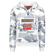 Sudadera De Hombre Gymclass Blanco Camo