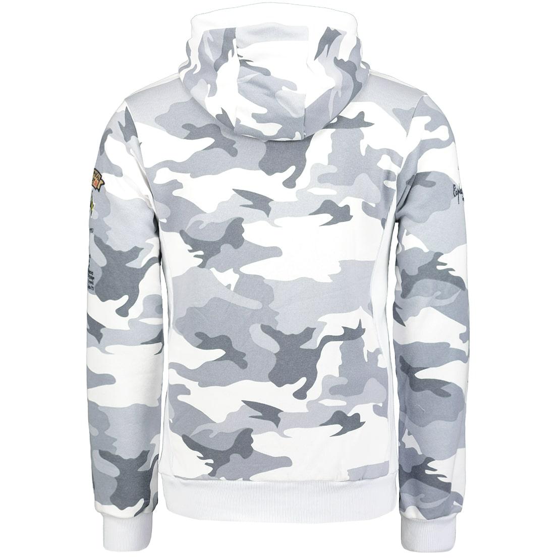 Sudadera De Hombre Gymclass Blanco Camo