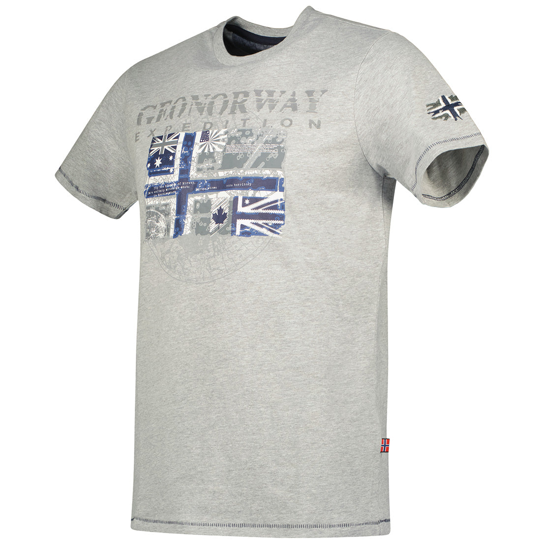 Camiseta Niño Jalon Gris Claro