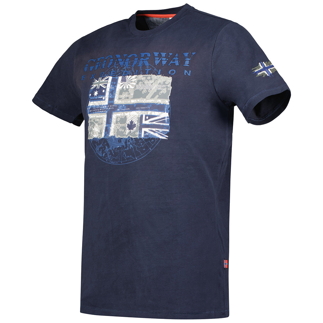 Camiseta De Hombre Jalon Azul Marino