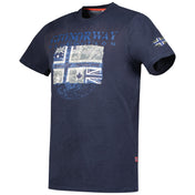 Camiseta De Hombre Jalon Azul Marino