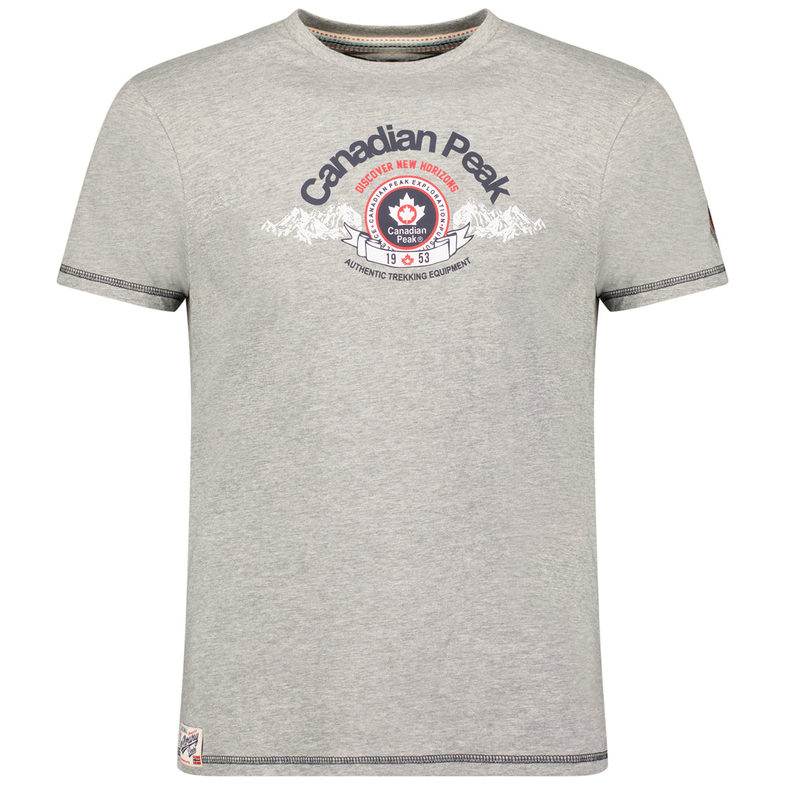 Camiseta Hombre Janado Gris Melange