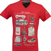 Camiseta Hombre Jandiamo Rojo