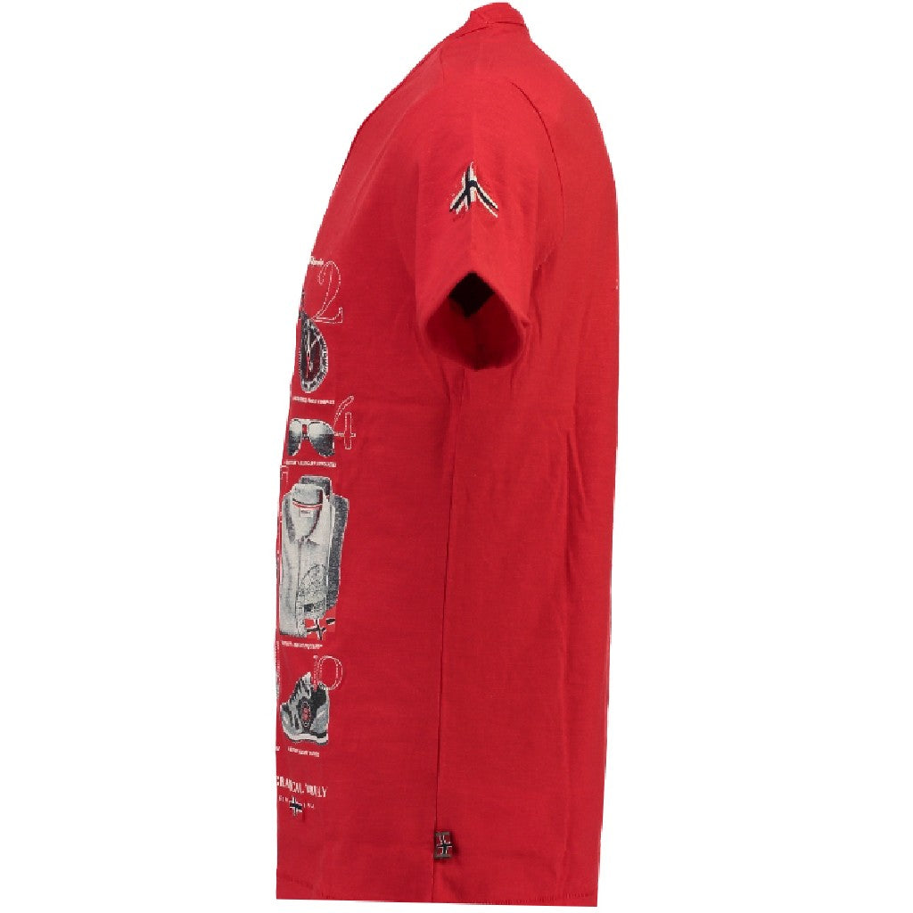 Camiseta Hombre Jandiamo Rojo
