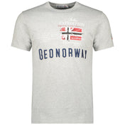 Camiseta De Hombre Jason Gris Claro