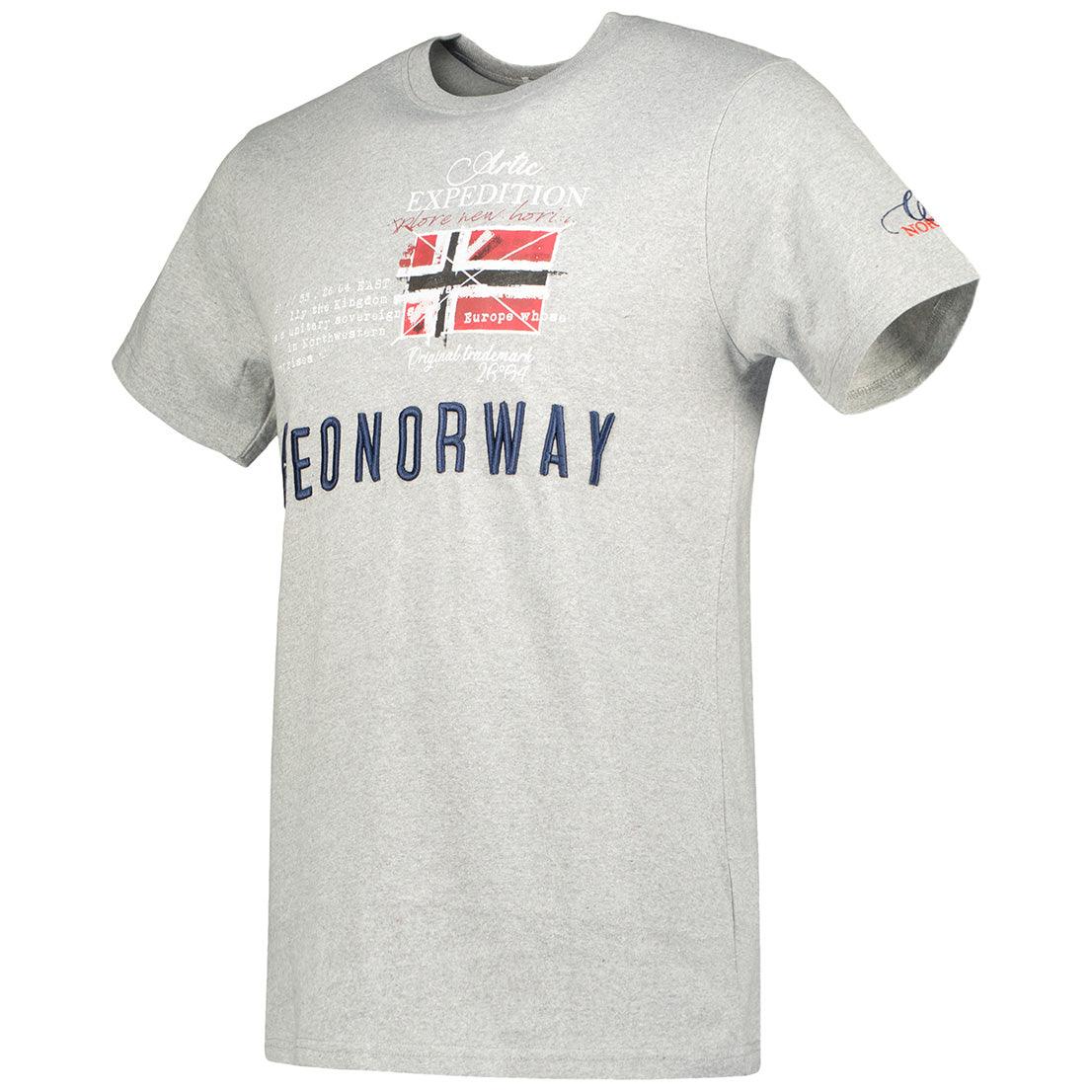 Camiseta De Hombre Jason Gris Claro