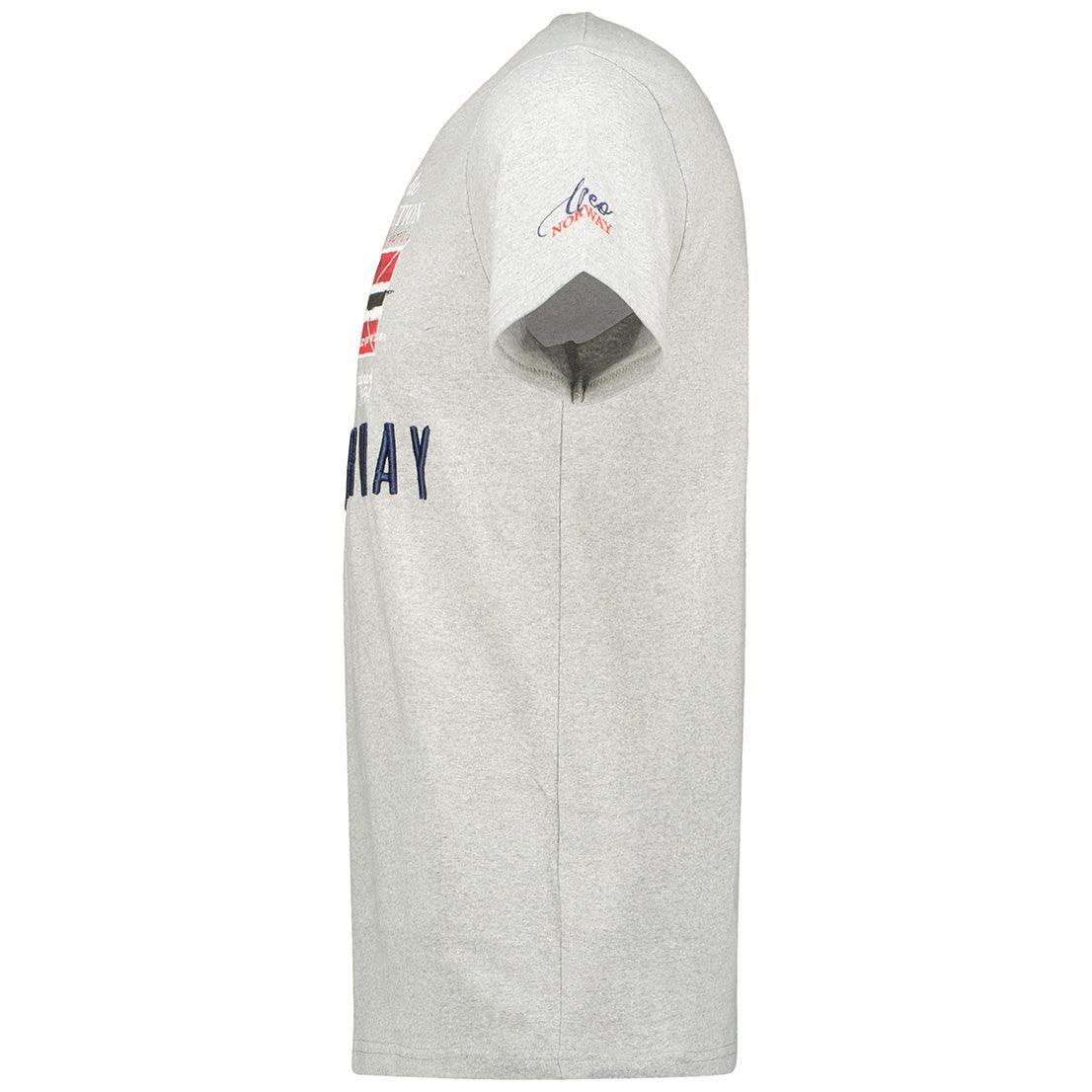 Camiseta De Hombre Jason Gris Claro