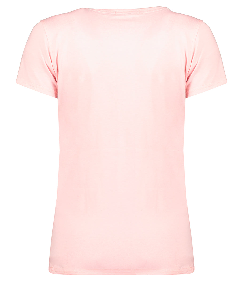 Camiseta De Mujer Jeanne Rosa Claro