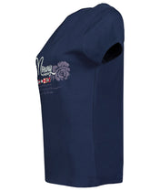 Camiseta De Mujer Jeanne Azul Marino