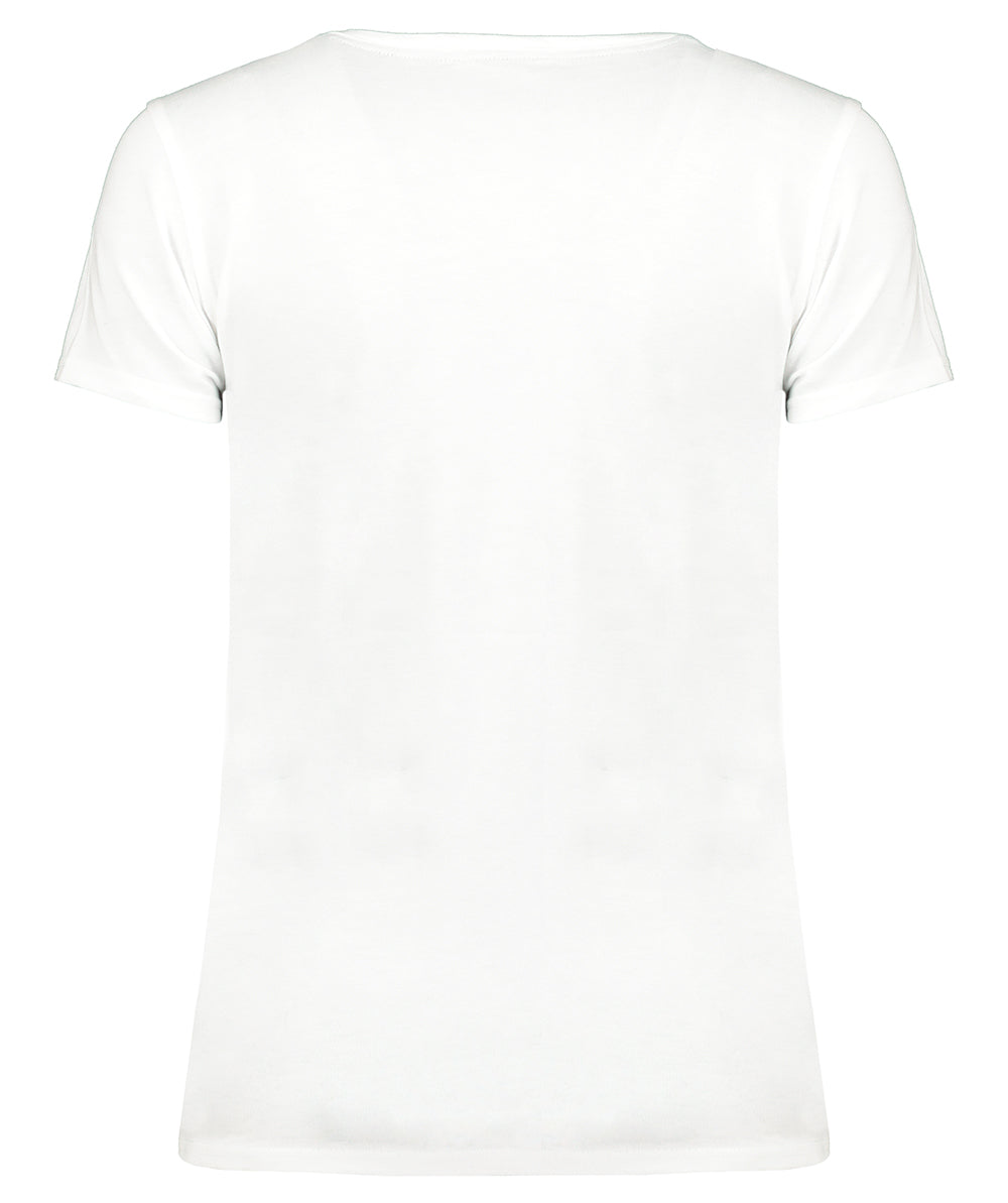 Camiseta De Mujer Jeanne Blanco