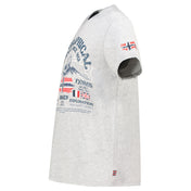 Camiseta Hombre Jommy Gris Melange