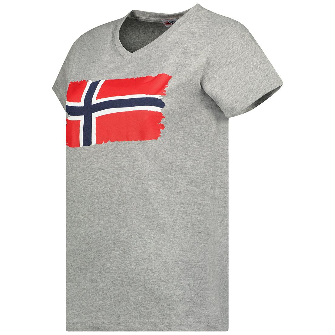 Camiseta De Mujer Jorence Gris Claro