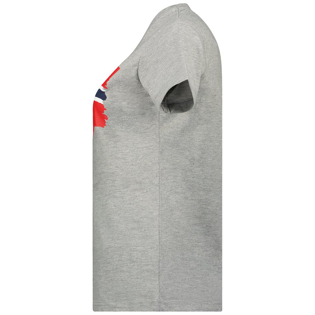 Camiseta De Mujer Jorence Gris Claro