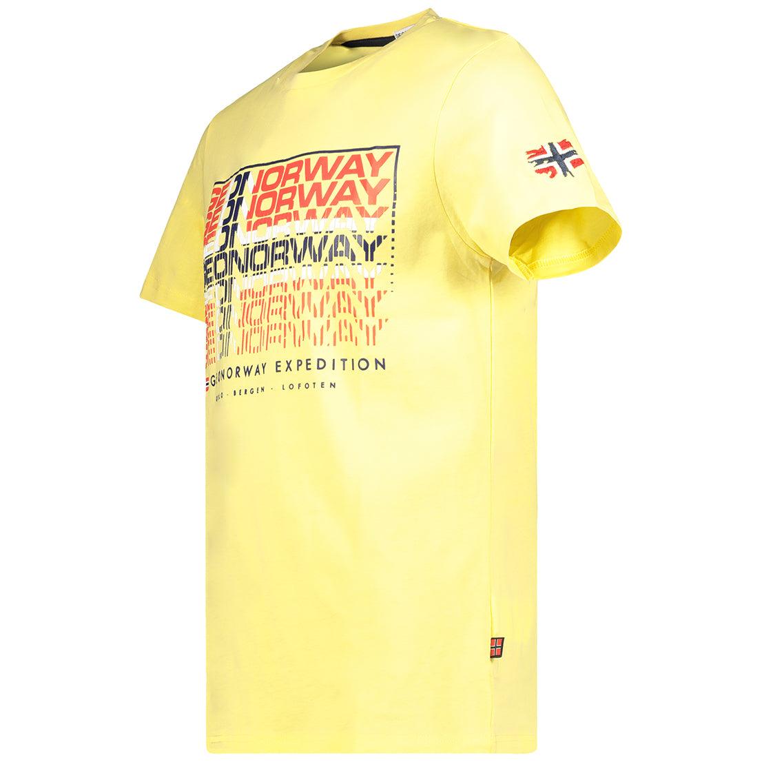 Camiseta De Hombre Joroway Limón