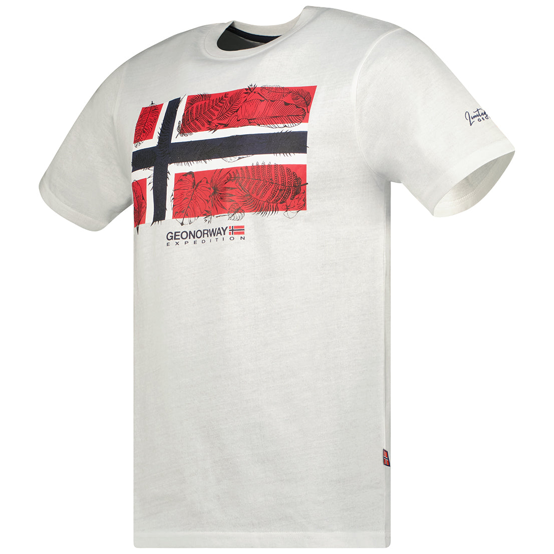 Camiseta De Hombre Jpalm  Blanco