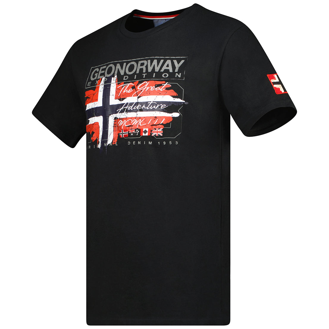 Camiseta Hombre Jrusty Negro