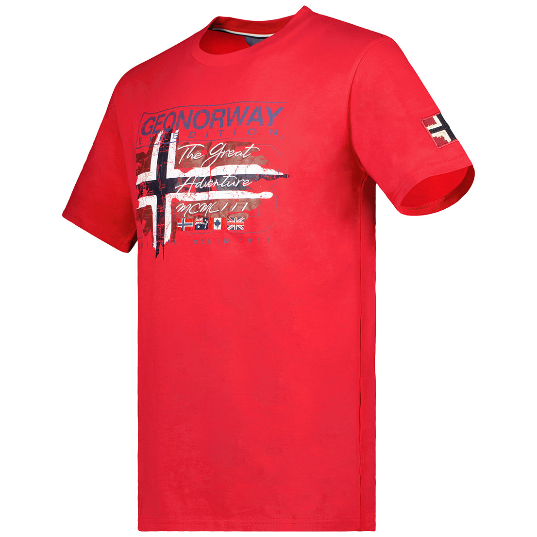 Camiseta Hombre Jrusty Rojo