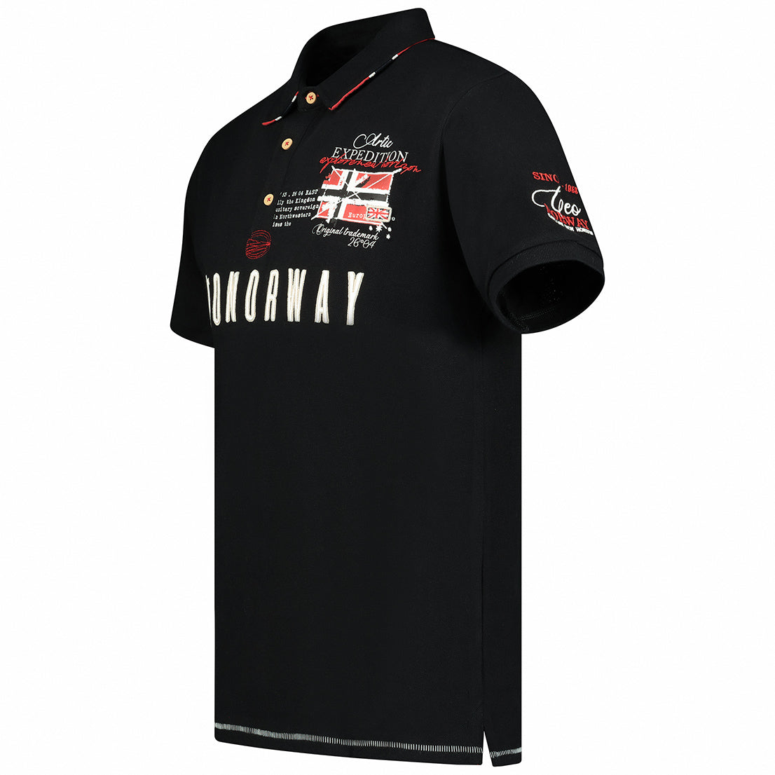 Polo De Hombre Kason  Negro