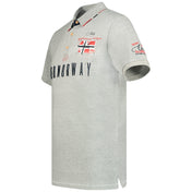 Polo De Hombre Kason  Gris Claro