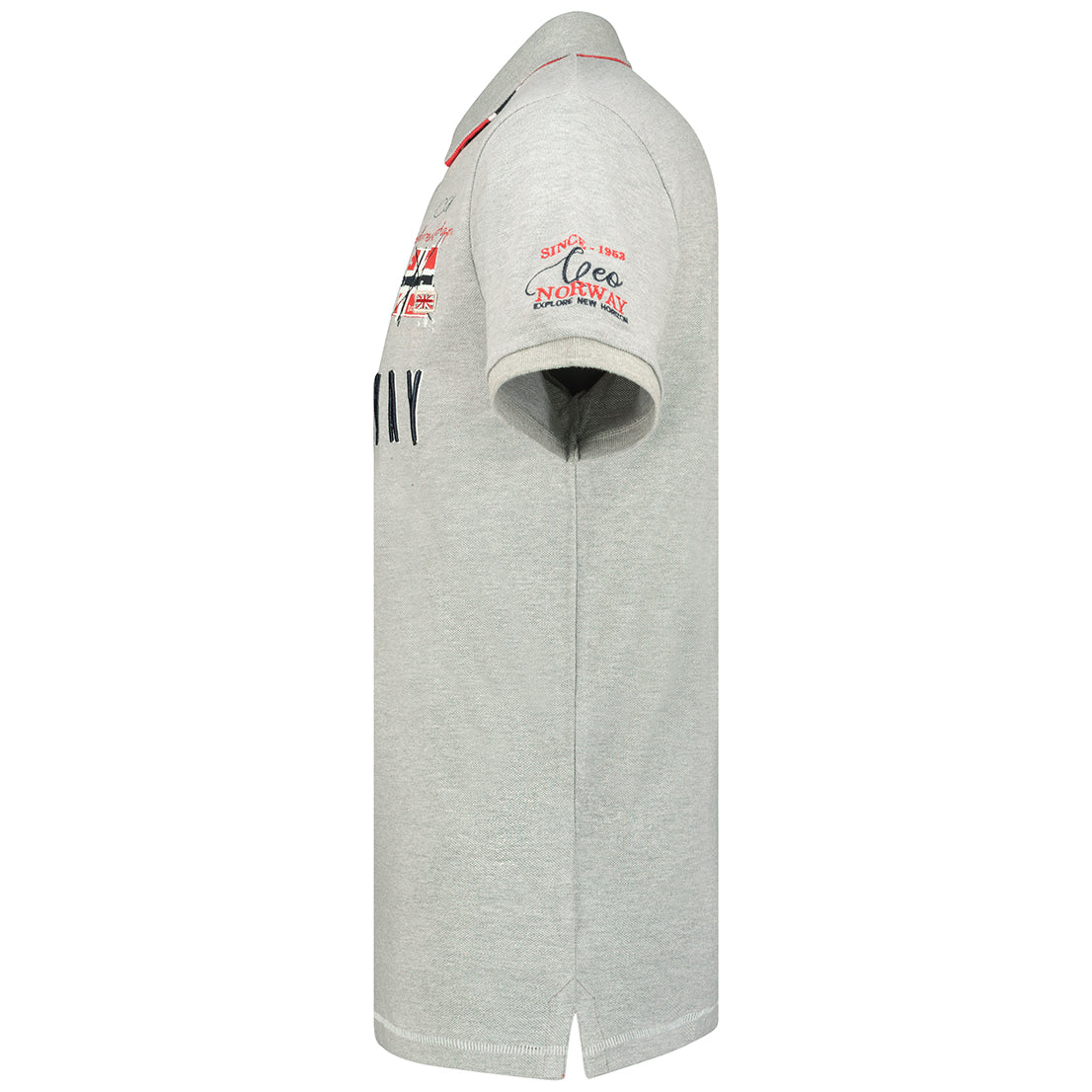 Polo De Hombre Kason  Gris Claro
