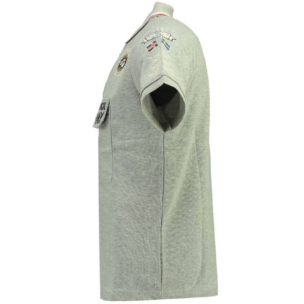 Polo De Hombre Kayfour Gris Melange