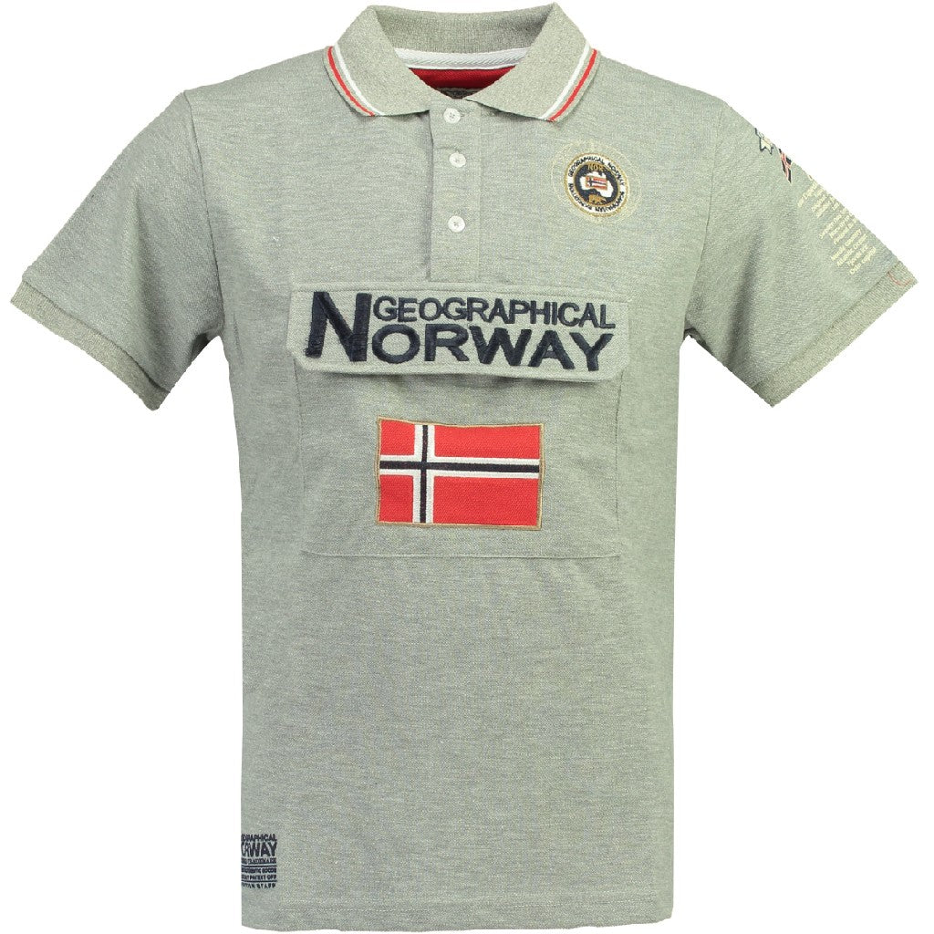 Polo De Hombre Kayfour Gris Melange