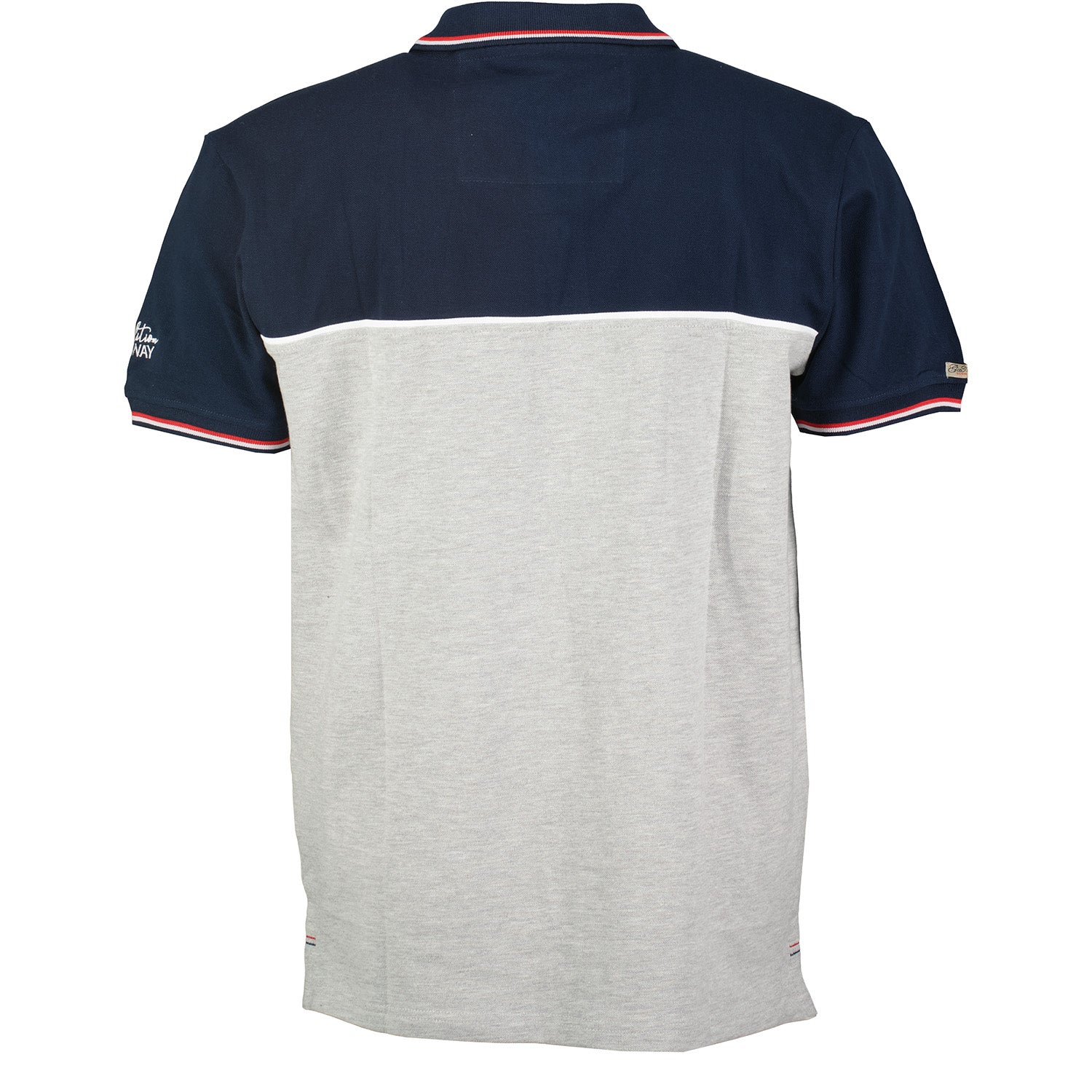 Polo Hombre Kerato Contrast Gris / Negro