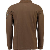 Polo De Manga Larga De Hombre Kiclass Taupe