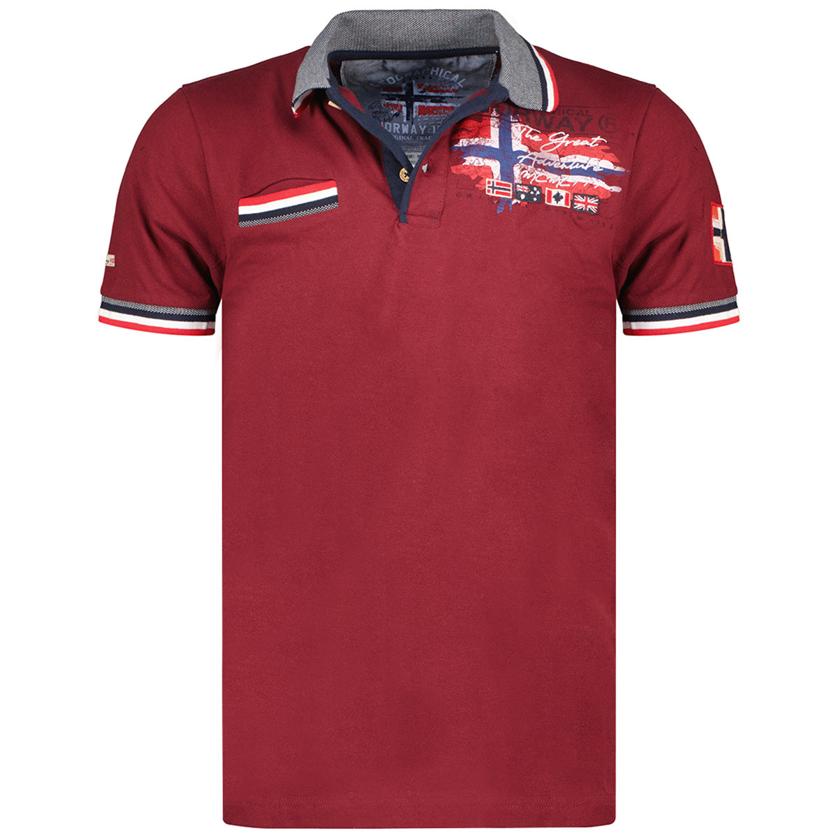Polo De Hombre Krusty Burdeos