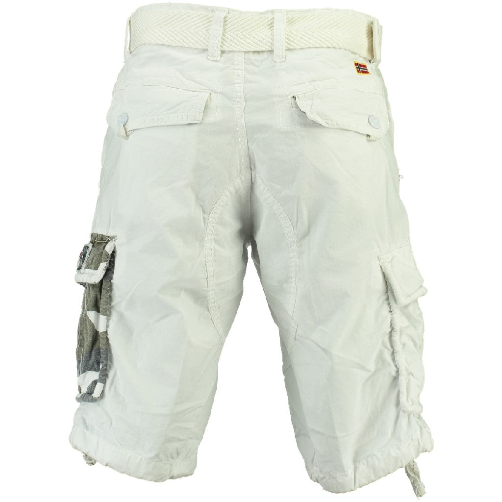 Bermuda Hombre Pasteque Blanco