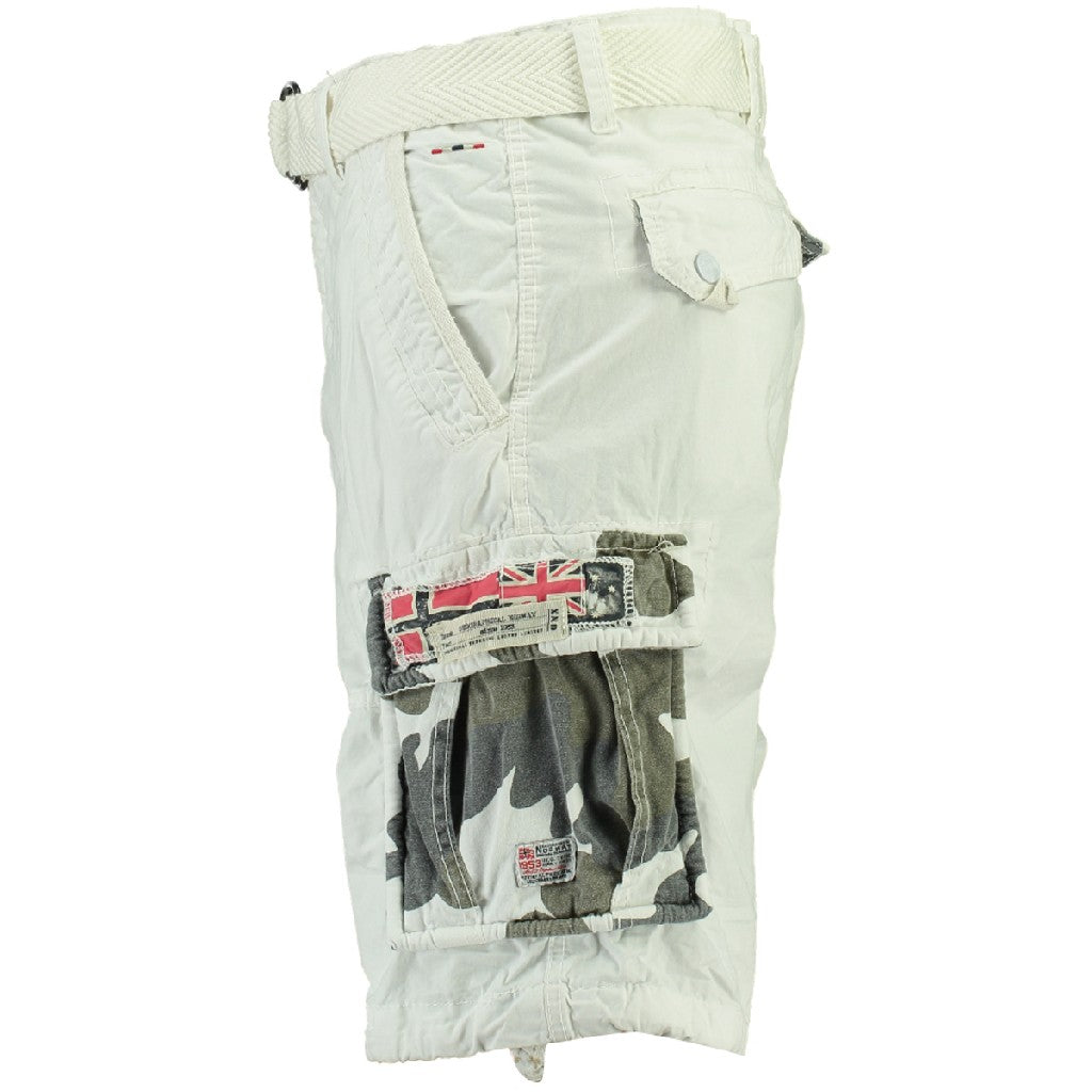 Bermuda Hombre Pasteque Blanco