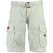 Bermuda De Hombre Pionec Blanco